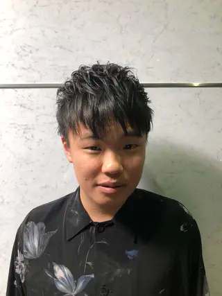 ショート パーマ メンズ 【店長】福田 健人のヘアスタイル