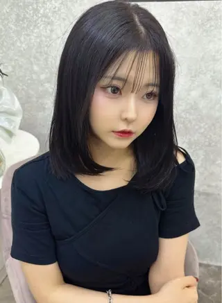 カラー 🍀みちか🍀 lovis💕モデルのヘアスタイル