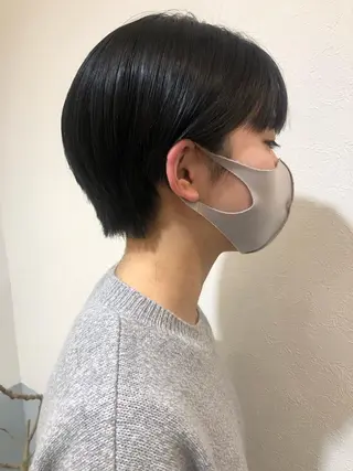 ショート 🩰オリーブ/ ベージュ松本咲花🩰のヘアスタイル