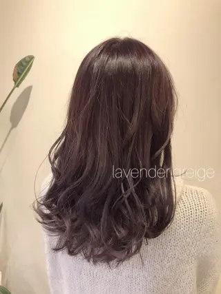 セミロング 🧡ミルクティー/ レイヤー🧡ショウナのヘアスタイル