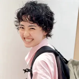 ショート パーマ gotoday shaire salon 神戸三宮所属・ショート/パーマ/ MIOのヘアスタイル