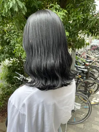 セミロング 亀川蓮 Agu hairのヘアスタイル