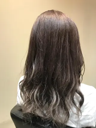 セミロング カラー 関口 友行のヘアスタイル