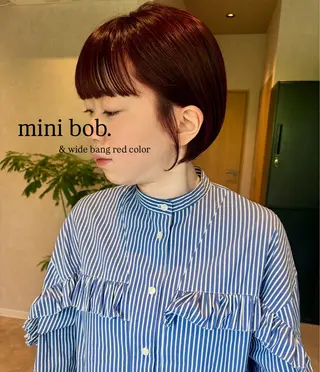 ショート 【ボブ/個室サロン】 癒し空間mimuraのヘアスタイル