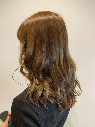 セミロング カラー 艶髪🌿美髪 大塚礼乃【西荻窪】のヘアスタイル