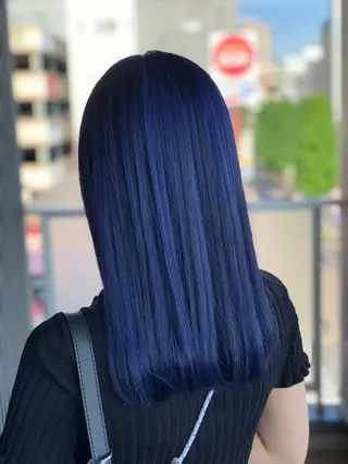 セミロング カラー 永井大樹✨ 透明感カラー✨のヘアスタイル