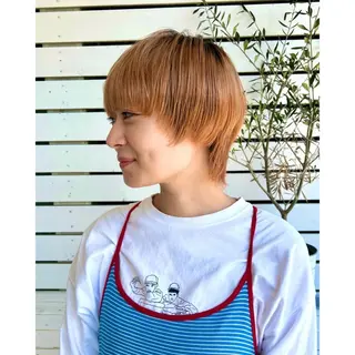 ショート re.share所属・茅ヶ崎/ショートボブ /ハイトーン/片野のヘアスタイル