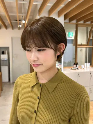 ショート カラー 矢場町/酸性ストレー ト/髪質改善/リオのヘアスタイル