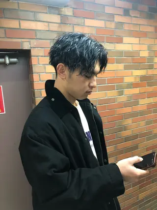 パーマ メンズ ⭐️TOSHIKI メンズパーマオタク⭐のヘアスタイル
