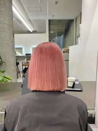 ミディアム カラー Welring hair salon所属・Runa/大人 かわいいハイトーンのヘアスタイル