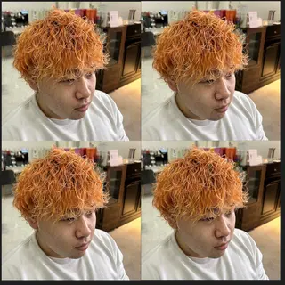 ショート 🔥メンズ特化渡辺 🔥ブリーチカラーのヘアスタイル