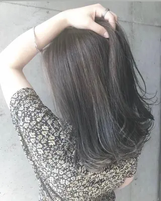 セミロング カラー パーマ ヘアアレンジ メンズ キッズ grand story/colulu渋谷2号店所属・kotona 🤍miuraのヘアスタイル