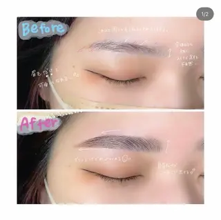 アイブロウ ロレインブロウ新宿東口店所属・ﾛﾚｲﾝﾌﾞﾛｳ 新宿東口店のマツエク・マツパデザイン