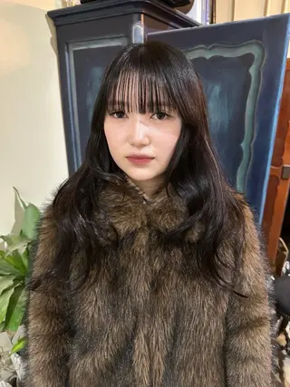 ロング カラー もりやま りりかのヘアスタイル