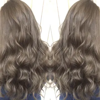 ロング カラー 井上 一平のヘアスタイル