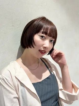 ショート カラー Sora/レイヤー/ 似合わせカラー🤎のヘアスタイル