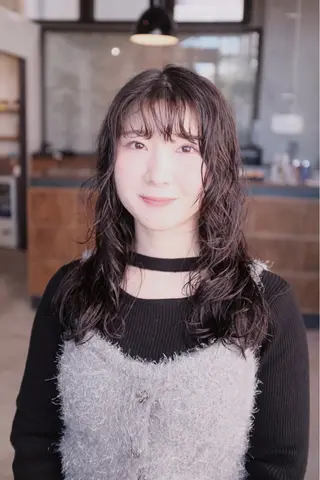 ロング パーマ Door代官山所属・詩織/パーマ /代官山のヘアスタイル