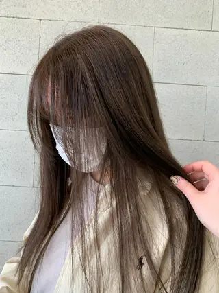ロング longtemps所属・カワサキ マホのヘアスタイル