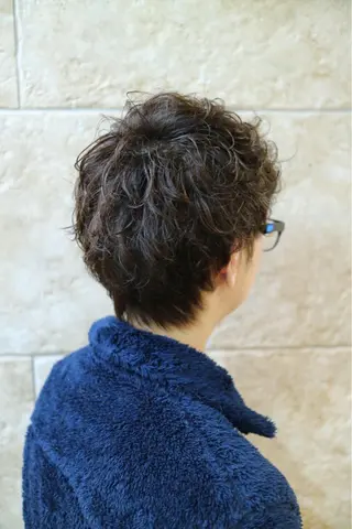 カラー パーマ メンズ 斉藤 貴也のヘアスタイル