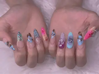 ネイル 長さだし専門店 M2 rikaのネイルデザイン