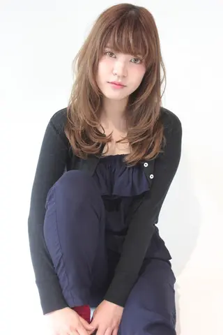 ロング 河野 薫のヘアスタイル