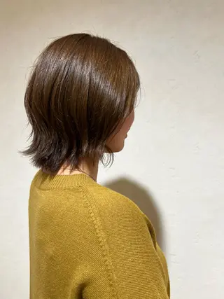 ミディアム カラー Mireel所属・三浦 吏恵のヘアスタイル