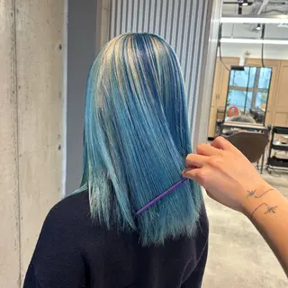 セミロング カラー 🍎ダブルカラー/ ショートボブ🍎リオのヘアスタイル