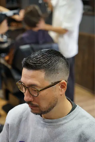 ショート BARBERSHOP NOR 店長YUTOのヘアスタイル