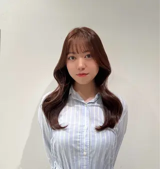 ロング カラー 🩷渋谷/韓国レイヤ ー/艶髪/Sayaのヘアスタイル