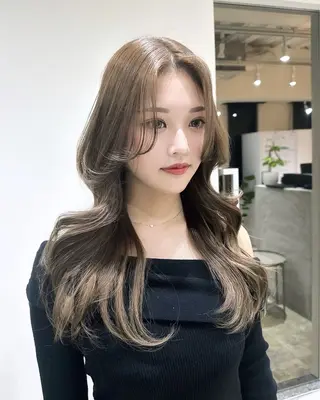 ロング 盛れるヘア♡ 韓国Styleのヘアスタイル