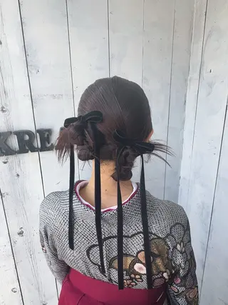 ヘアアレンジ 杉田 虹夢のヘアスタイル