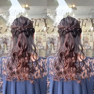 ロング ヘアアレンジ ☻モエカ/ハイトーン アレンジ☻のヘアスタイル