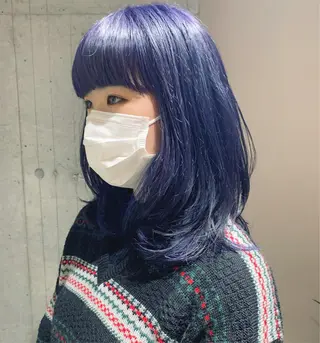 ミディアム カラー CreBiA ten_所属・ヤマグチ リョウのヘアスタイル