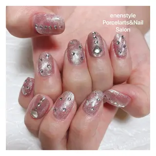 ミディアム ネイル 👑enen style👑のネイルデザイン