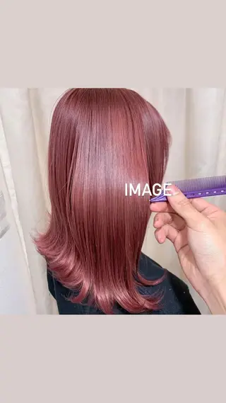 カラー 武田 美羽のヘアスタイル