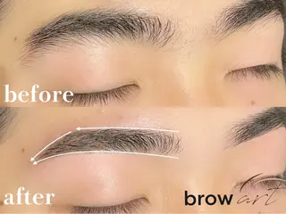 メンズ アイブロウ 眉毛専門店brow art上野店　阿部の眉毛・アイブロウイメージ