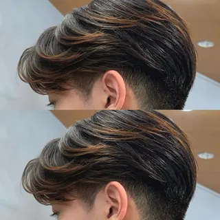 メンズ nicoTOKYO 原宿所属・センターパート /メンズ/海野颯生のヘアスタイル