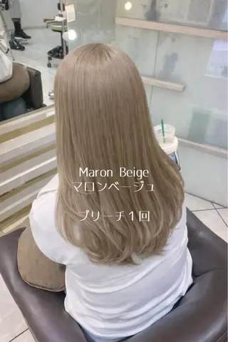 ロング ⭐ハイトーン/艶カラ ー/KANA⭐のヘアスタイル