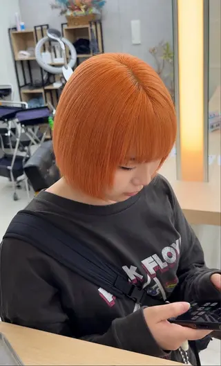 ショート カラー 𝐑𝐲𝐮𝐤𝐢 【店長】ALEAPのヘアスタイル