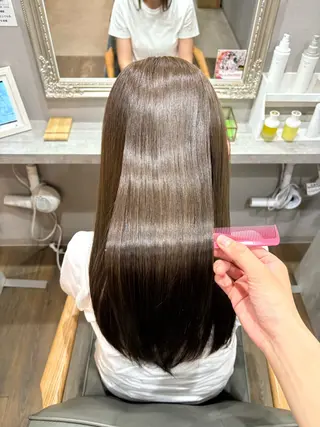 ロング 阪口 萌のヘアスタイル