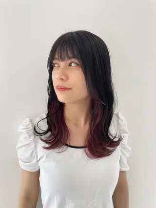 ミディアム NOAHL所属・yuna スパ/カラーのヘアスタイル