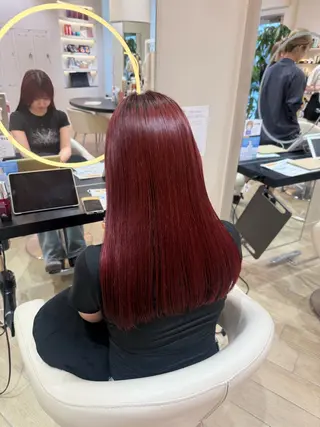 ロング カラー 艶髪/ハイトーン ️🫧rino🫧のヘアスタイル