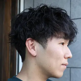 ショート パーマ 川端 智治のヘアスタイル