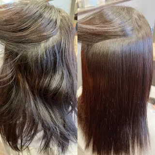 ロング パーマ 筒井 璃音のヘアスタイル