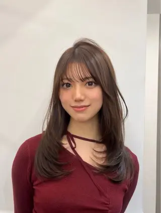 ロング mayu /韓国風/艶カラーのヘアスタイル