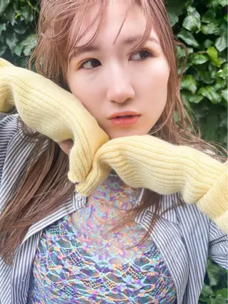 ロング カラー 高橋 みく/ minim 暖色のヘアスタイル