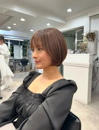 ショート an🦋ショートボブ 【東日本橋】のヘアスタイル
