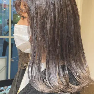 セミロング カラー ヘアアレンジ ハイトーンピンク🍑 ブリーチ🍑RINAのヘアスタイル