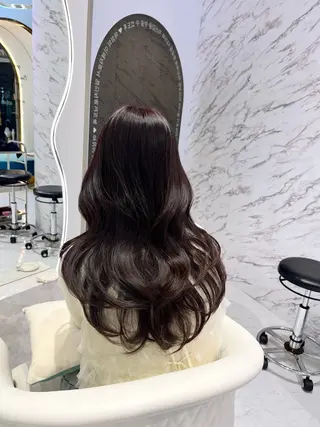 ロング カラー 名駅/大人韓国ヘア 艶カラー/Rihoのヘアスタイル