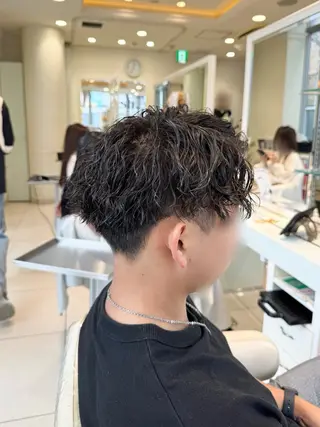 パーマ メンズ 【𝐀𝐬𝐡-池袋 】ひな 🎀💭のヘアスタイル